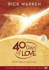 40 Days Of Love: We Were Made For Relationships By Rick Warren (English) Dvd-Vid