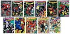 SPIDERMAN by McFARLANE SET OF 11 COMICS SPAIN VARIANT FIRST PRINT 1990 SPANISH
