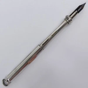 ANTIQUE SAMPSON & MORDAN SILVER PROPELLING PEN/PENCIL C.1900 - Picture 1 of 5