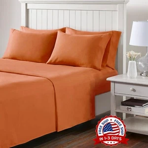 Sabanas Juego De Ropa Para Cama Queen Size 6 Piezas Set Fundas Almohadas NEW US - Picture 1 of 8