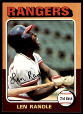 1975 Topps Len Randle  EX Texas Rangers #259