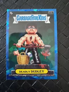 2021 Topps secchio spazzatura zaffiro cromato bambini Deadly Dudley #137b - Foto 1 di 2