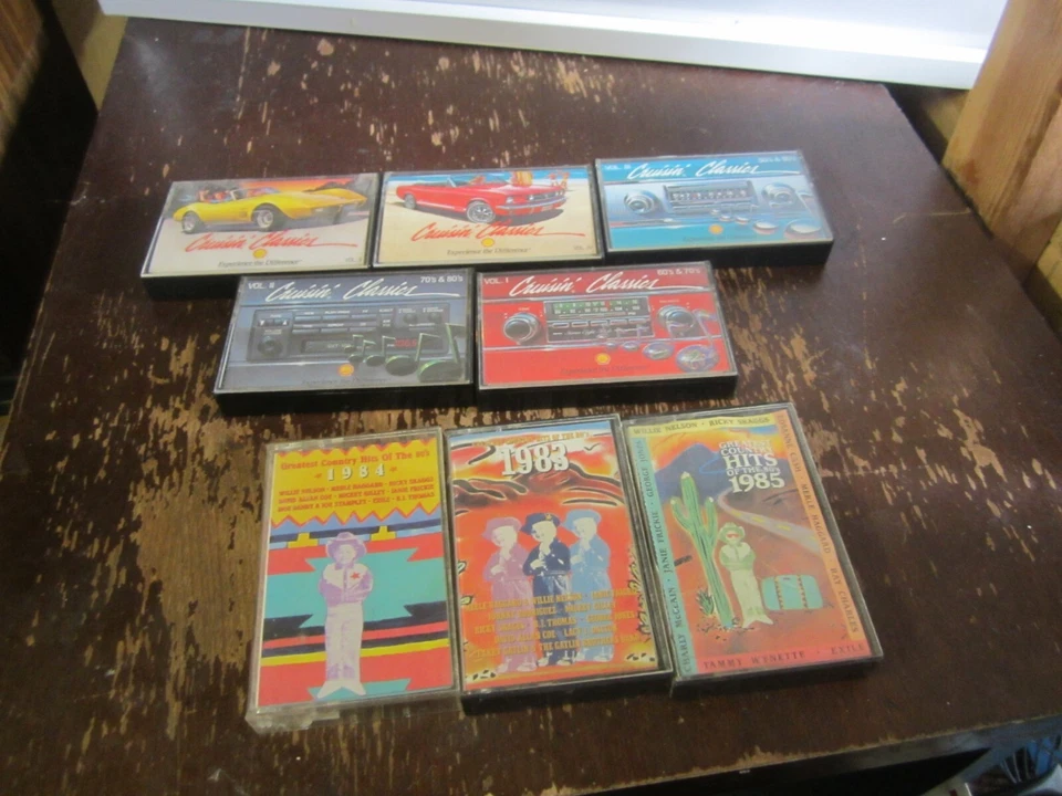 5 Crusin Classics Cassette Tapes Volume 1 thru5  Shell Oil Promos  + 3 more! - Image 1 of 4