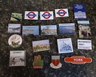 Lot of 18 UK Tourist Souvenir Refrigerator Magnets - Bath, Oxford, York & More