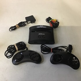AtGames Sega Genesis Classic Mini Game Console w/ 80 Built-In Games 2 Contr