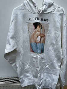 Alt Therapy by Emanuel Session 1: Disillusion White Hoodie Sweatshirt Medium - Zdjęcie 1 z 4