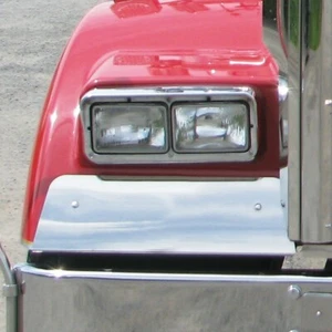 Guardabarros Kenworth W900L 1989+ acero inoxidable - Imagen 1 de 1