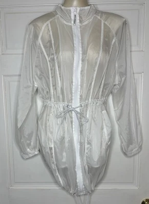 Good American The Corset Seam Anorak Chaqueta Abrigo de Lluvia Para Mujer Talla 2/3 Foto 1 de 4