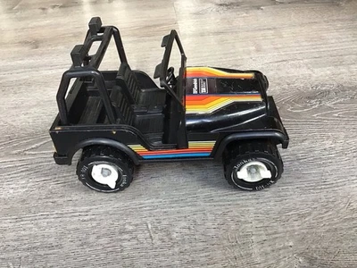 VINTAGE TONKA Black CJ7 Jeep XR-101 BF Goodrich T/A HIGHTECH RADIALS - Image 1 of 4