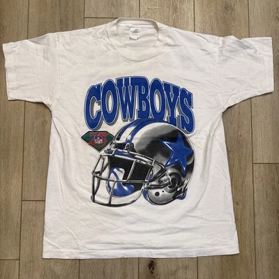 Camiseta De Colección Dallas Cowboys Deion Sanders #21 NFL 75 Aniversario Puntada Única XL Foto 1 de 4