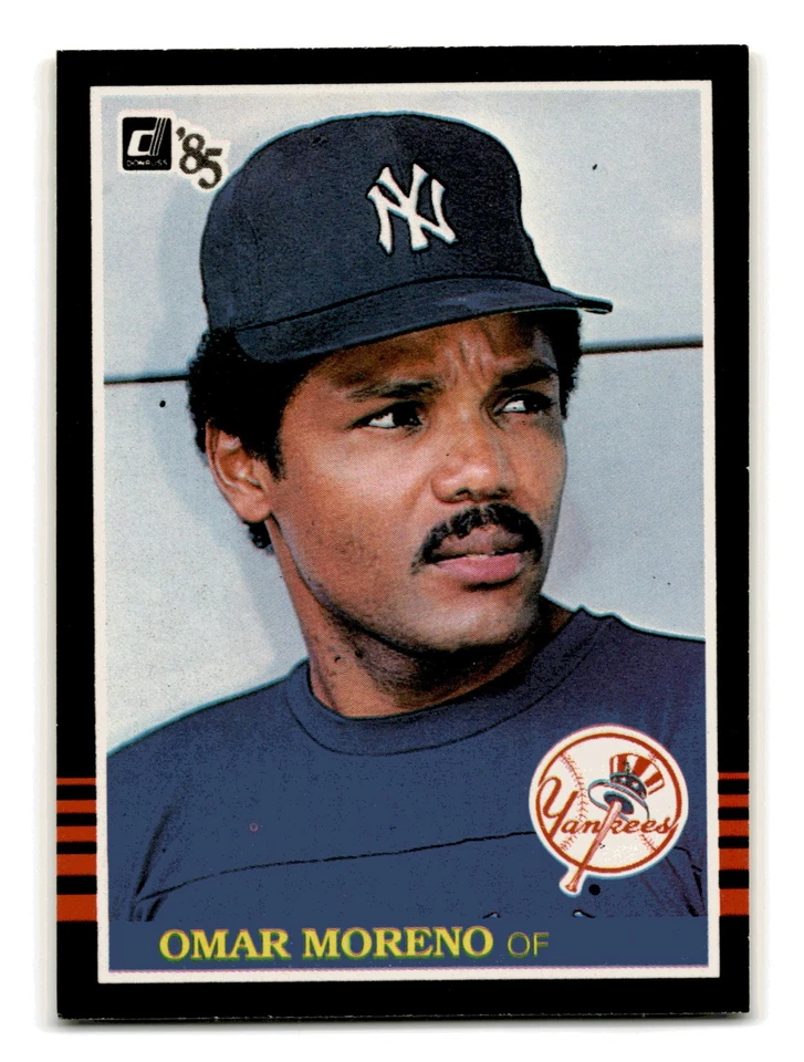 Omar Moreno 1985 Donruss #591 New York Yankees NM-MINT - Image 1 of 2