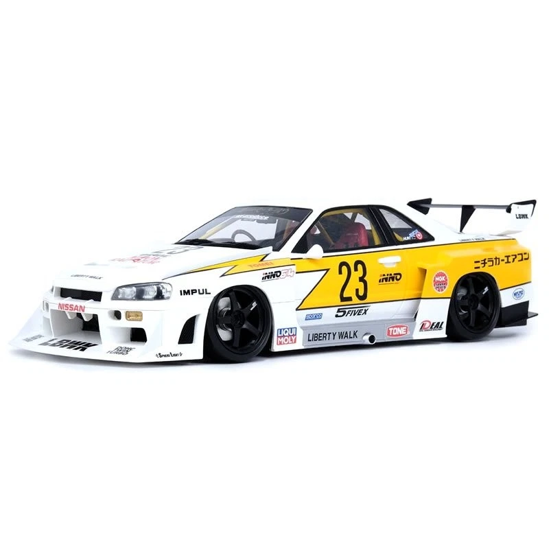 Modelli INNO IN18R-ER34-LBSS 1/18 Skyline Super Silhouette LB-ER34 Throwback