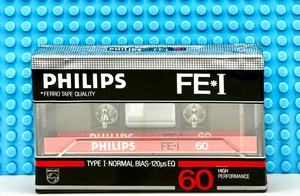 PHILIPS FE I 60 TYPE I 1985 EUROPE BLANK CASSETTE TAPE (1) (SEALED) - Picture 1 of 4