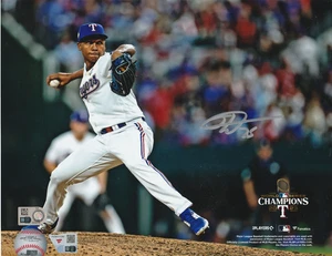 JOSE LECLERC TEXAS RANGERS  FANATICS AUTHENTICATED  ACTION SIGNED 8x10 - Picture 1 of 1