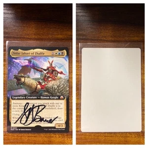 MTG✨Signed SIDAR, JABARI OF ZHALFIR Artist Proof ✨MOC MINT Mythic S. Dominic Art - Picture 1 of 10