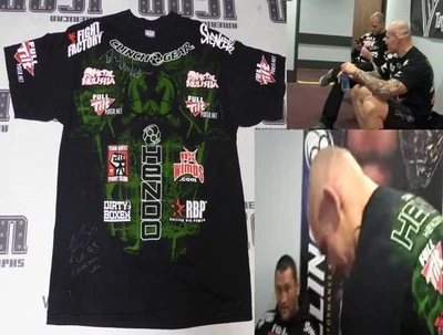 Krzysztof Soszynski & Dan Henderson Signed UFC 93 Fight Worn Shirt PSA/DNA COA - Image 1 of 4