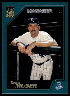 2001 Topps Tony Muser Kansas City Royals #333 - Image 1 of 2