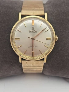 Omega Seamaster Swiss Made Automatic 34mm Gold Tone  Men's Wristwatch - Picture 1 of 8