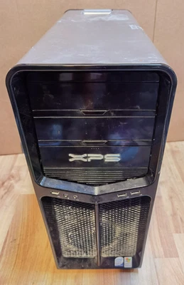 Dell XPS 630i Desktop PC Q6600 Windows XP 32 bit Retro Brushed Metal Case - Image 1 of 4