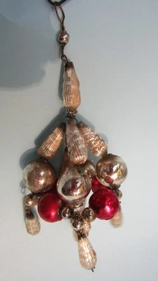 antiker Gablonzer Christbaumschmuck Weihnachtsschmuck Gablonz Ornament - Bild 1 von 3