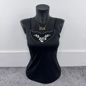 Y2K vintage slinky floral mesh cami top - Picture 1 of 8