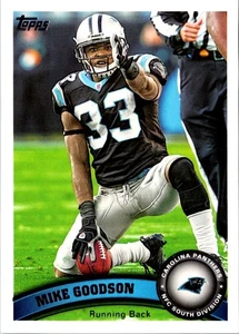 2011 Topps Mike Goodson #77 Carolina Panthers Football Card - Picture 1 of 2