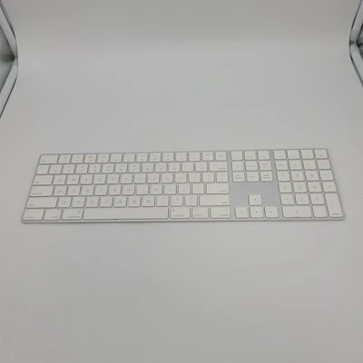 Apple Magic Keyboard with Numeric Keypad, US English - White (MXCJ3LL/A) - Image 1 of 4