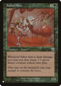 1x Saber Ants - NM - See Pic for Set - SPARROW MAGIC mtg - Picture 1 of 1