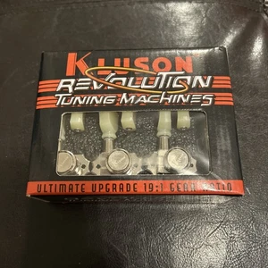 Kluson Revolution 3x3 Locking Tuning Peg KRGL3NP Open Box - Picture 1 of 4