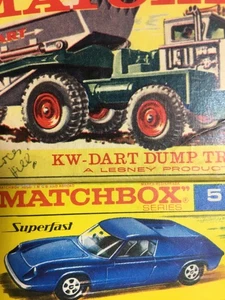 Joblot Matchbox joblot Superfast No 5 Lotus Europa & K2 KW Dart Dump Truck - Picture 1 of 24
