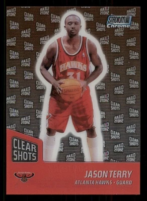 1999-00 Stadium Club Chrome Clear Shots #CS8 Jason Terry - Image 1 of 2