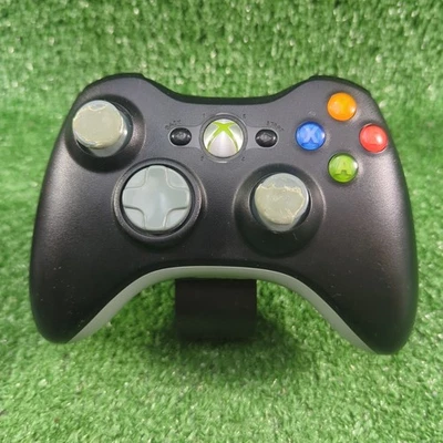 Official Black Microsoft Xbox 360 Wireless Controller Pad FULLY TESTED - Image 1 of 4