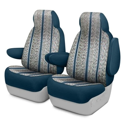 For Isuzu Trooper 01-02 Saddleman Saddle Blanket 1st Row Blue Custom Seat Covers Foto 1 de 4