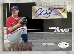 2006 Topps Co Signers Chuck James Autograph AUTO #112 Atlanta Braves