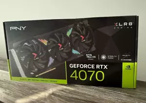 NEW & SEALELD PNY GeForce RTX 4070 XLR8 Gaming VERTO EPIC-X RGB Triple Fan 12GB - Picture 1 of 4