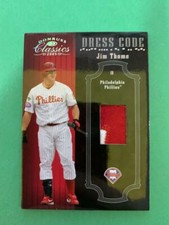 2005 Donruss Classics Jim Thome Philadelphia Phillies 2 color patch 17/25