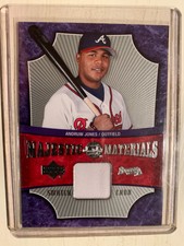 2005 Upper Deck Sweet Spots Andruw Jones Majestic Materials Jersey Braves