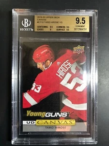 Taro Hirose Young Guns 2019-20 cubierta superior lona radiocontrol novato BGS 9,5  - Imagen 1 de 2