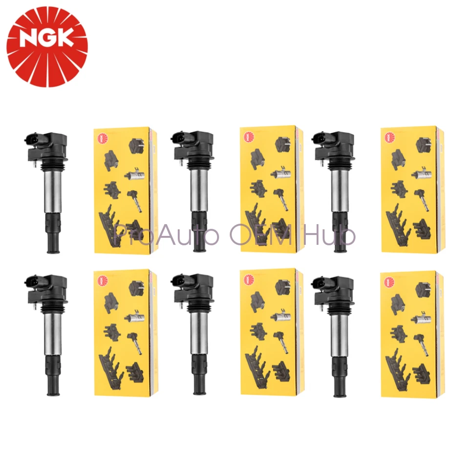 6Pcs 12629037 OEM NGK Ignition Coil For Cadillac CTS SRX STS Chevrolet Traverse - Image 1 of 4
