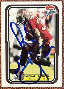 Michael Pittman Tampa Bay Buccaneers Fleer Platinum Signed Auto Autograph Card