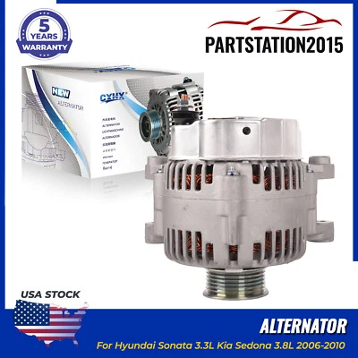Alternador para Hyundai Sonata 3.3L Kia Sedona 3.8L 2006-2010 130Amp 37300-3C125 Foto 1 de 4