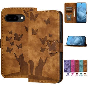 For Google Pixel 9 Pro XL 8A 8Pro Pattern Leather Wallet Case Anti Scratch Cover - Picture 1 of 17