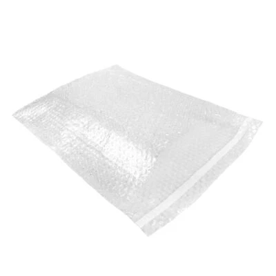 UOFFICE 200 Clear Bubble Out Bags 12x15.5" Wrap Pouches Envelopes Self-Sealing - Image 1 of 4