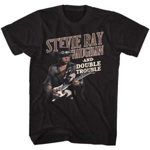 Stevie Ray Vaughan And Double Trouble Live Men's T Shirt Rock Music Merch - Picture 1 of 3