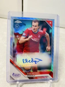Topps Chrome SPFL 21/22 Ryan Hedges Rookie RC Auto Autograph Refractor Aberdeen - Picture 1 of 3