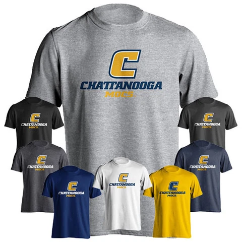 University of Tennessee at Chattanooga UTC Mocs Block C Primary Short Sleeve Tee Cover
