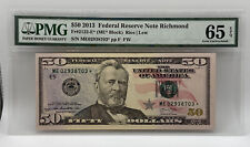 2013 $50 US Dollar FRN Bank Note MD 62044062 B Two Digit Bookend