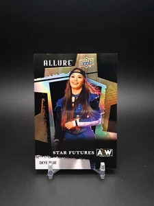 Mesa Upper Deck Allure AEW Star Futures 2022 Skye azul #141 novato radiocontrol - Imagen 1 de 2