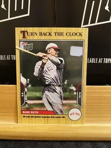 ๐๐ 2021 TOPPS NOW TURN BACK THE CLOCK BABE RUTH #36 ๐ฅ - Picture 1 of 1