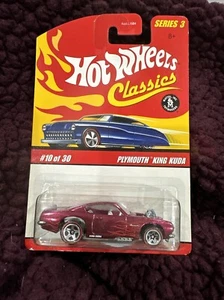 Hot Wheels Classics Series 3 #10/30 Plymouth King Kuda Spectraflame Magenta - Picture 1 of 1